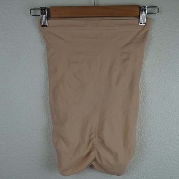Spanx High-Waisted Nude Shaper Brief Size L Large Seamless Smoothing - Picture 5 of 6